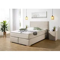 Home Affaire Boxspringbett HOME AFFAIRE ""Östermoor"", beige, B:158cm L:205cm,