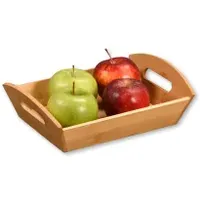 KESPER Aufbewahrungskorb mit Zwei Griffen, Bambus, Braun, 19x26x7,5 cm
