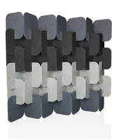 HJH Office Akustik Stellwand FLEXMIUT PLUG 6er Set 163x170x25cm