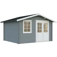 Palmako Gartenhaus Klara 10,4 m2 - 28 mm Grau