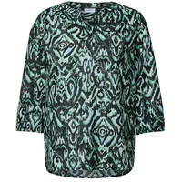 Cecil Langarmbluse in slate khaki | Multicolour|Grün