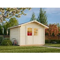 Palmako Gartenhaus Vivian 300 x 240 cm Lackiert Grau-Anthrazit