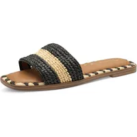 TAMARIS Pantolette Damen, Flach beige,EU 37