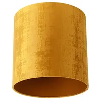 QAZQA Klassisch I Antik Samt Lampenschirm Gold I Messing