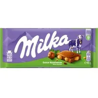 MILKA Ganze Haselnüsse Nougat 95 g