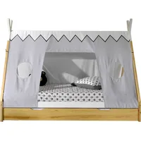 58 aufm Kessel Zeltbett 7 Karyn 206x98x158 Kinderbett Massivholz