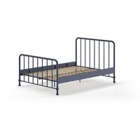 58 aufm Kessel 58aufmkessel Metallbett, Blau Metall 140x200 cm,