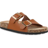 VAN HILL Damen Pantoletten Sandalen Bequeme Profil-Sohle Schuhe 841671,
