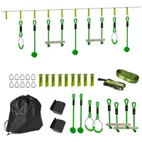 Aiyaplay 10 m Zipline Kit Kinder Slackline-Set mit 2
