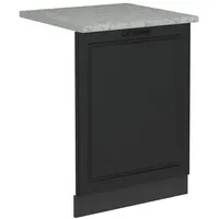 Vicco Geschirrspülblende R-Line, 60 cm, AP Marmor, Anthrazit Landhaus/Anthrazit,