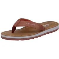 S.Oliver Damen Zehentrenner Sportlich Sommer, Rot (Brick), 37 EU