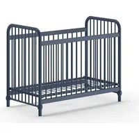 58 aufm Kessel Babybett Kay 131x71x102 Gitterbett Metall Blau