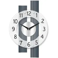 AMS Funkwanduhr F5876 28,0 grau