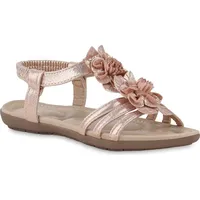 Stiefelparadies Damen Riemchensandalen in Rose Gold