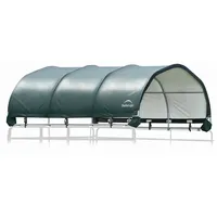 ShelterLogic Weidezelt Überdachung 13,7 m2 Grün 370 cm x