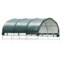 ShelterLogic Weidezelt Überdachung 13,7 m2 Grün