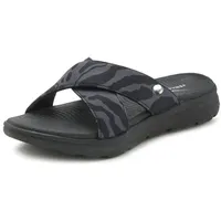 VENICE BEACH Badepantolette Damen schwarz / grau Gr.37
