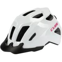 Cube Fink Junior Mtb-helm - White / ́pink -