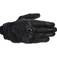 Alpinestars Sp X 7 Perforierte Lederhandschuhe - Schwarz/Schwarz /