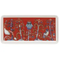 Iittala Teller Rechteck Taika aus Vitroporzellan, Farbe: Weiß und