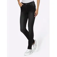 Heine Skinny Jeans in black denim | Gr.: 34