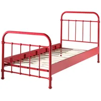 58 aufm Kessel 58aufmkessel Metallbett, Rot Metall 90x200 cm,