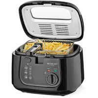 Michelino Fritteuse 2,5 Liter 1800W Schwarz