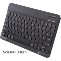 GeneralKeys Keyboard: Kompakte Multi-Device-Akku-Funktastatur mit Bluetooth, Scissor, QWERTZ Tablet,