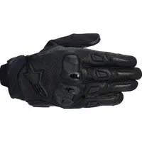 Alpinestars Sp X 7 Perforierte Lederhandschuhe - Schwarz/Schwarz /