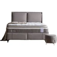 Villa Möbel Bett Set Aloe 150x200 Grau, Bett (ohne