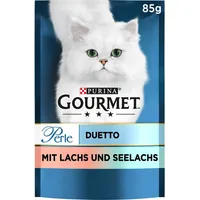 Purina Perle Duetto Lachs und Seelachs 26 x 85
