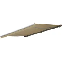 MCW Elektrische Kassetten-Markise H124, Vollkassette Volant 5x3m ~ Polyester