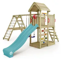 Wickey Spielturm Klettergerüst RocketFlyer mit Schaukel & Rutsche, Kletterturm