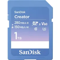 SanDisk Creator 1TB SD-UHS-II-Karte Speicherkarte bis zu 280 MB/s