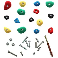 Sport-Thieme Klettergriff-Set Mittel Mit Befestigungsmaterial für Betonwand, Set A"