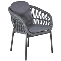 Outdoor Edge outdoor Gartenstuhl BARI, Anthrazit - Dunkelgrau -