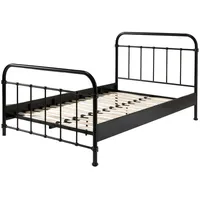 58 aufm Kessel 58aufmkessel Metallbett, Schwarz Metall 120x200 cm,