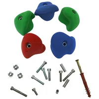 Sport-Thieme Klettergriff-Set Superleicht Mit Befestigungsmaterial für Indoor-Kletterwand, Set A"