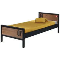 58 aufm Kessel EINZELBETT Kameko 209x75x97 aus MDF+Massivholz in