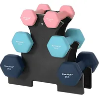 Songmics Hantel-Set, 3 Paar, 2 x 1 kg,