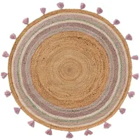 Lytte Kinderteppich Lovis Lila, ø 115 cm, rund -