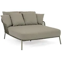 BIZZOTTO Gartendaybed Ivissa aus Metall, Grün