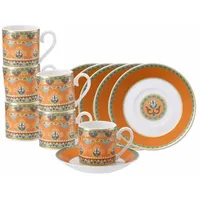 Villeroy & Boch Samarkand Mandarin Espressotasse mit Untertassen (50