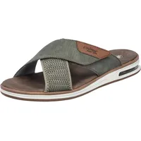 Rieker Herren 29083 Pantolette, Grün, 43 EU