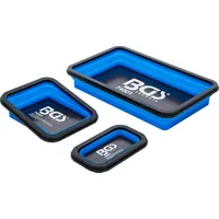 BGS Magnet-Haftschalen-Satz Silikon faltbar 3-tlg.