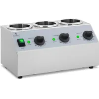 Royal Catering Saucenwärmer 3 x 1 L - Bedienfeld