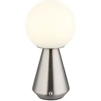 GLOBO Tischleuchte Tischlampe Akku USB CCT dimmbar Nachttischleuchte Touchdimmer,
