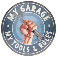 Nostalgic-Art Retro Blechschild, 35 cm, My Garage – My