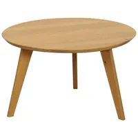 G + K Samani Couchtisch OLPE, Braun - Wildeichenholz