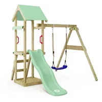 Wickey Spielturm Klettergerüst TinyWave mit Schaukel - Rutsche, Kletterturm